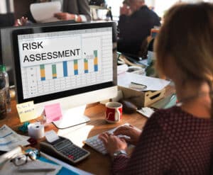 risk assessment graph chart spreadsheet table word